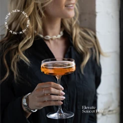 Elevate Cocktail Saucer, Set Of 2 -Dartington Sale Store 3