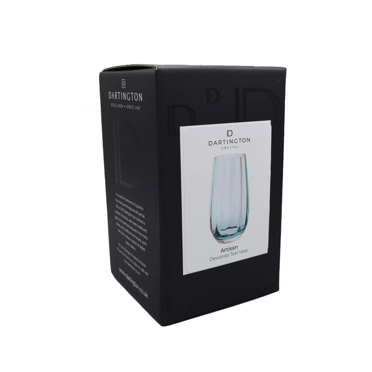 Artisan Dewdrop Teal Vase 4 Artisan Dewdrop Teal Vase - Image 4