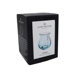 Artisan Round Teal Vase 7 Artisan Round Teal Vase -Dartington Sale Store artisan round teal box co