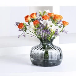 Cushion Medium Smoke Vase 5 Cushion Medium Smoke Vase -Dartington Sale Store cushion vase grey mood 006 1