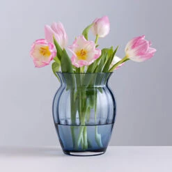 Florabundance Colours Tulip Vase Ink Blue