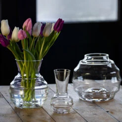 Flower Ball Vase 180mm -Dartington Sale Store flower ball square