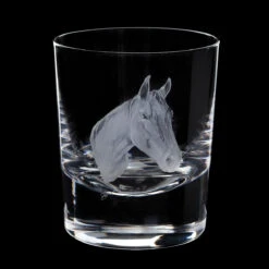 Hand Engraved Horse Tumbler