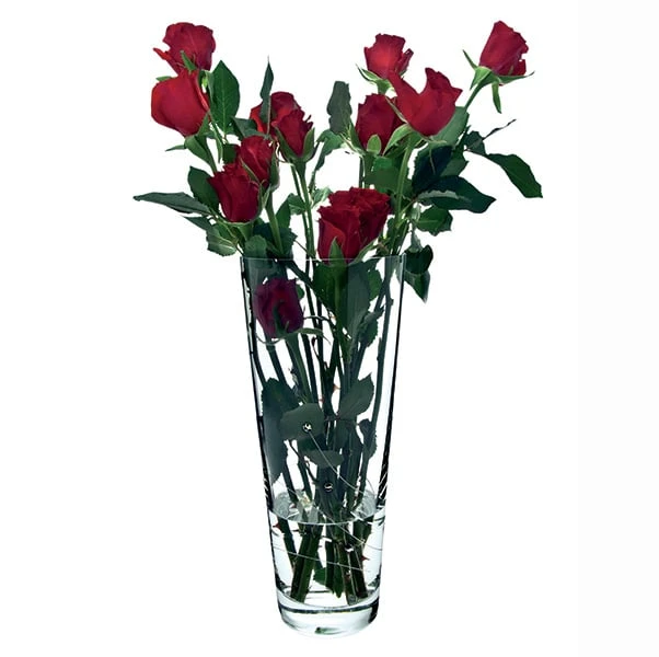 Medium Conical Vase - Glitz 1 Medium Conical Vase - Glitz