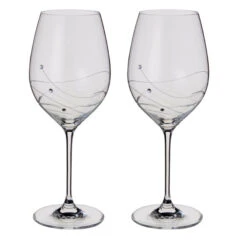 Glitz Goblet Glass, Set Of 2