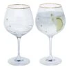 Glitz Gold Gin & Tonic Copa, Set Of 2 -Dartington Sale Store goldcopap