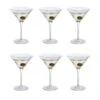 Bar Six Martini, Set Of 6 -Dartington Sale Store gpwbmartini 6pk 1