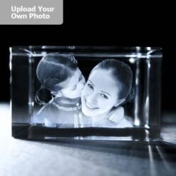 Large Laser Photo Gift Block - Rectangle (Free Text Engraving Available) -Dartington Sale Store largerect2 1