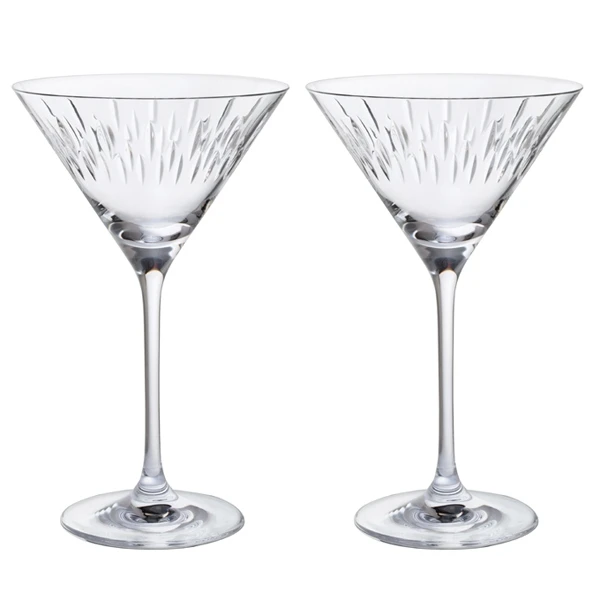 Limelight - Mitre Martini Glass, Set Of 2 1 Limelight - Mitre Martini Glass, Set Of 2