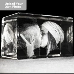 Medium Laser Photo Gift Block - Rectangle (Free Text Engraving Available) - Standard Delivery Will Be 3 Working Days. -Dartington Sale Store medrect3 1