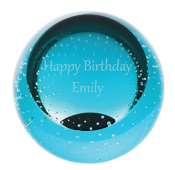 Personalised Kingfisher Paperweight 3 Personalised Kingfisher Paperweight - Image 3