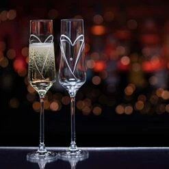 Glitz Romance Champagne Flutes -Dartington Sale Store st2664 5 n p mood