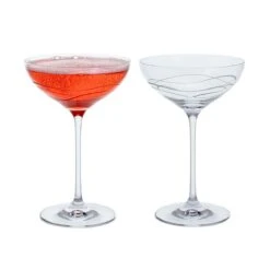 Twilight Cocktail Saucer, Set Of 2