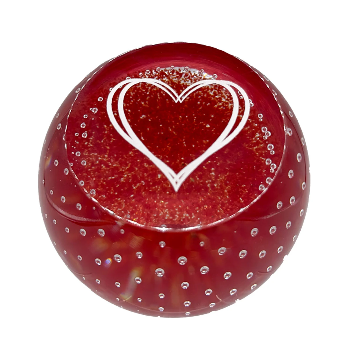 Love HeartPaperweight 1 Love HeartPaperweight