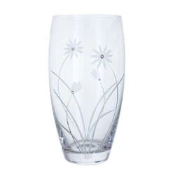 Glitz Daisy Vase -Dartington Sale Store va3566 glitz floral daisy co lr 1