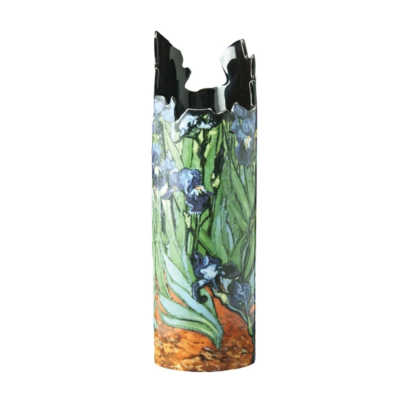 John Beswick Silhouette D'art Vase - Van Gogh Irises 1 John Beswick Silhouette D'art Vase - Van Gogh Irises